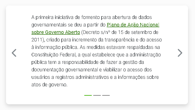 Slider somente texto